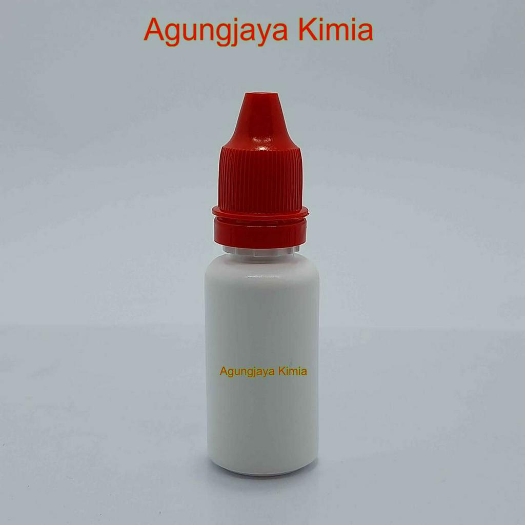 Jual Botol Tetes Mata Putih Merah Tutup Segel Sumpel Putih / Botol