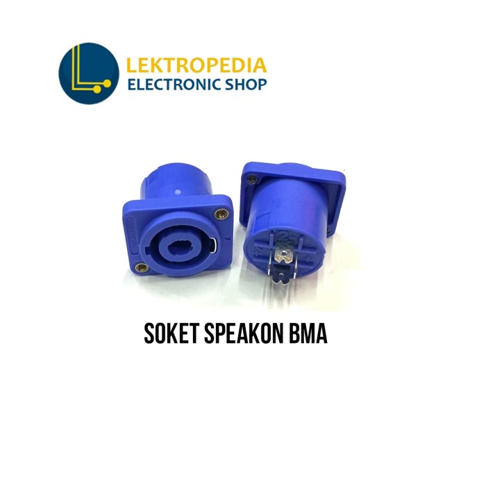 Jual Socket Speakon Bma Original Female Soket Spikon Speaker Shopee Indonesia