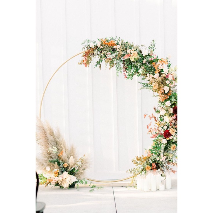 Jual DEKORASI PERNIKAHAN DAN LAMARAN MODEL LINGKARAN ELEGANT | Shopee