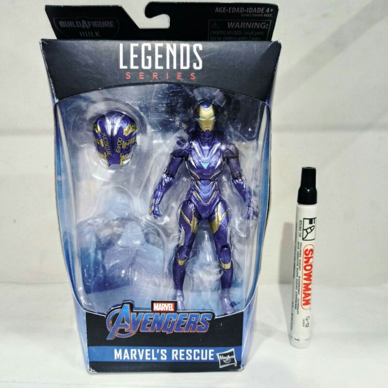 Jual action figure marvel legend rescue peper pots ironman seri baf ...