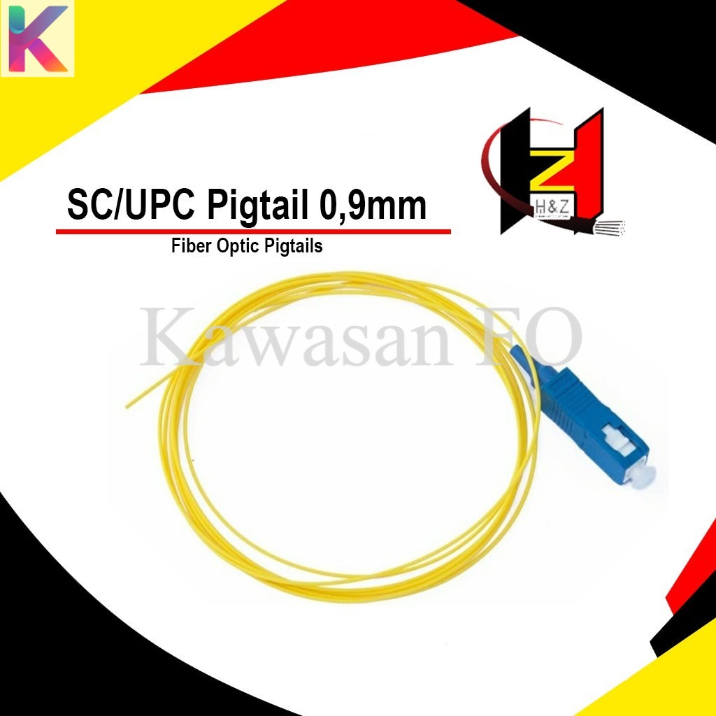 Jual Pigtail SC UPC 0,9mm Single Mode/Panjang 1,5Meter Kabel Fiber ...