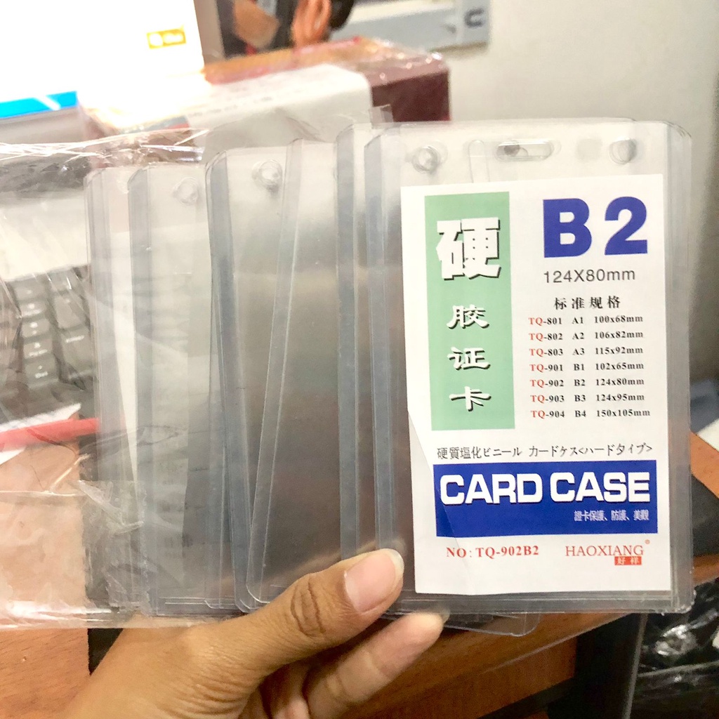 Jual 20 PCS CARD CASE B2 / ID CARD 124X80MM | Shopee Indonesia