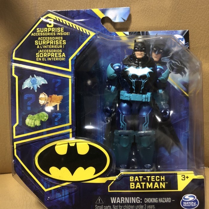 Jual Spin Master DC BatTech Batman Blue Armored BatTech Batman | Shopee ...