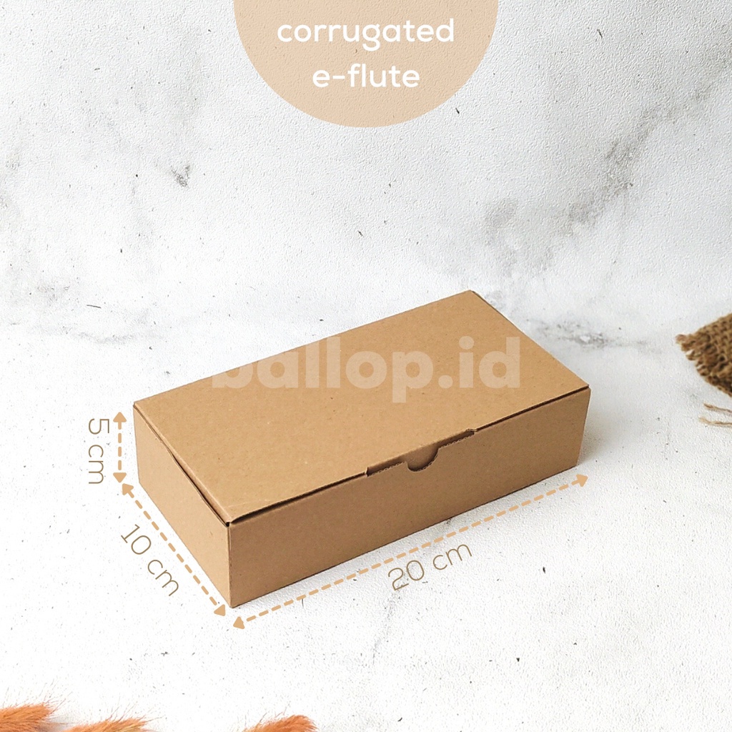 Jual E-FLUTE 20 10 5 CM Box Kardus Packing Online Shop Gift Kotak Dos ...
