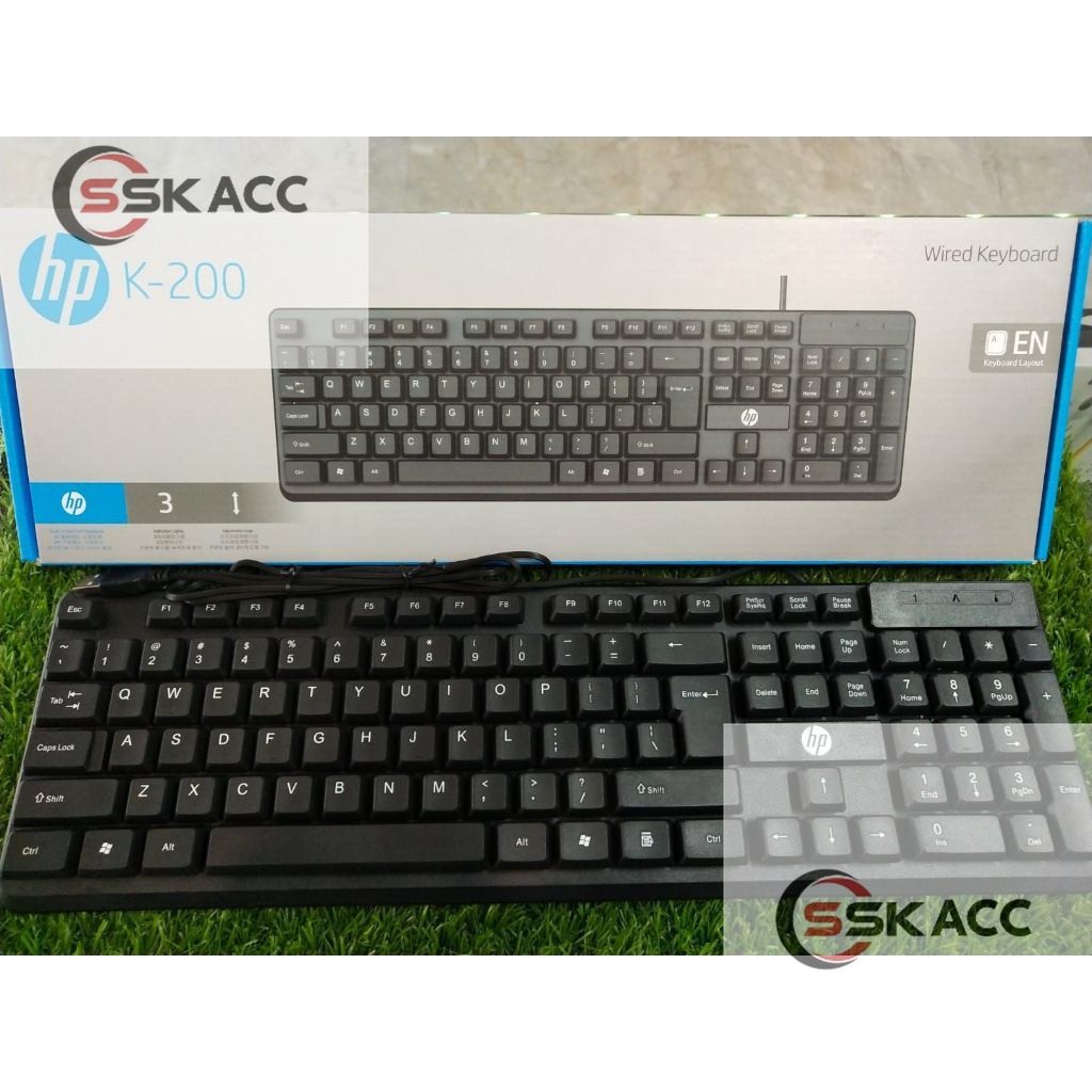 Jual Keyboard Usb Wireless HP Kabel For PC Laptop Notebook | Shopee ...
