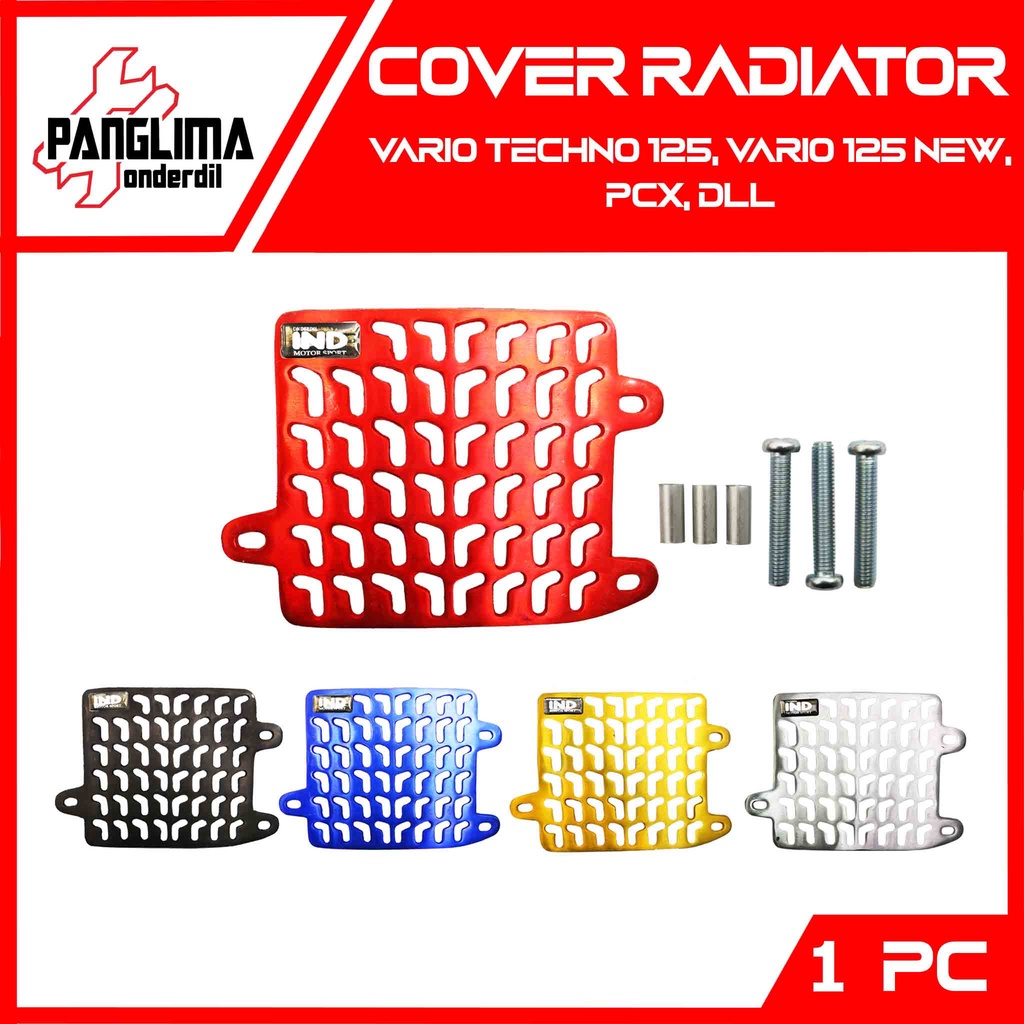 Jual Cover Radiator Variasi J2 IND Honda PCX & ADV & Vario Techno 125 ...