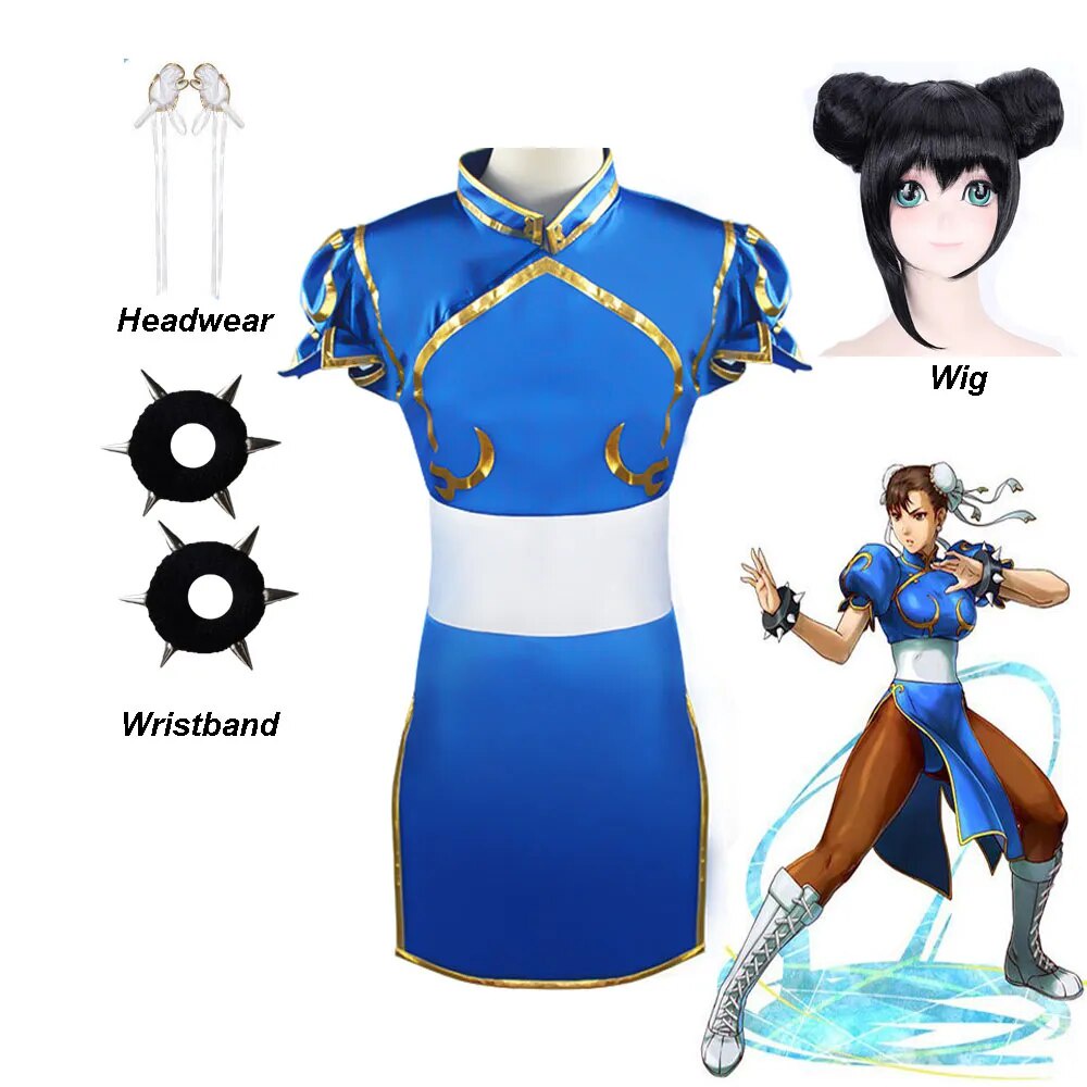 Jual Preorder Games Chun Li Cosplay Costumes Halloween Party Sutorito