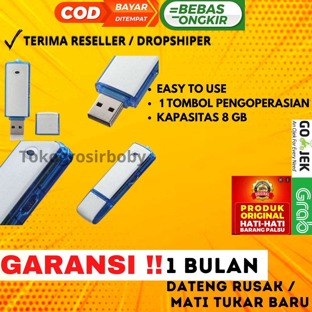 Jual Alat Perekam Suara Tersembunyi Mini Voice Recorder 8 16 32 B ...