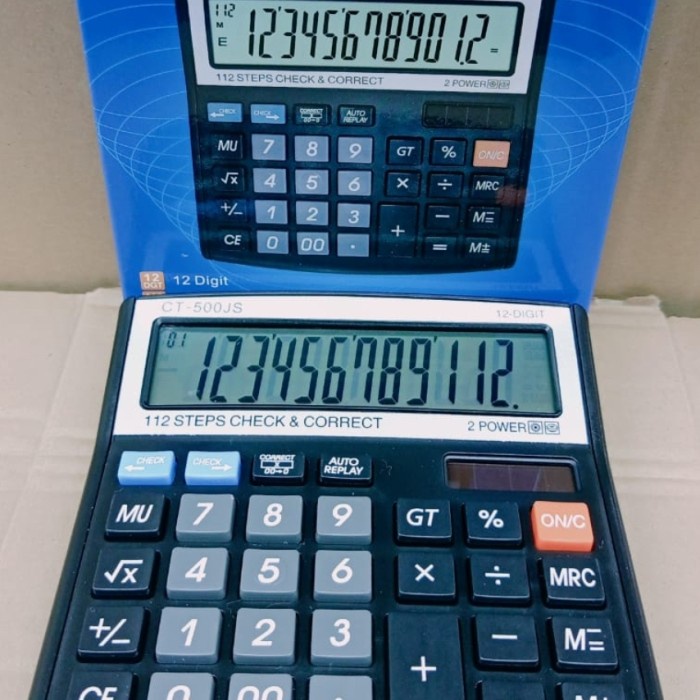 Jual kalkulator desktop meja citizen ct 500js calculator 12 digit cek