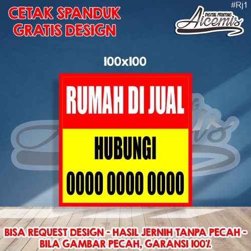 Jual Spanduk Rumah Dijual Spanduk Rumah Dikontrakan Spanduk