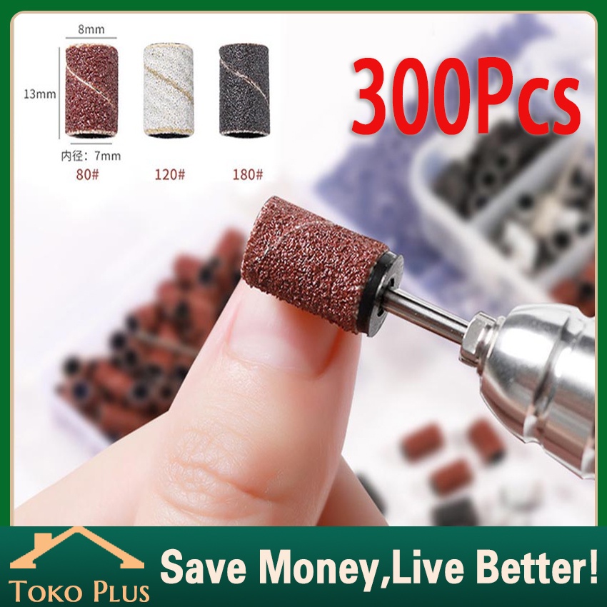 Jual 300PCS Refill Amplas Ring Drum Sanding Band Nail Art Untuk Mini ...