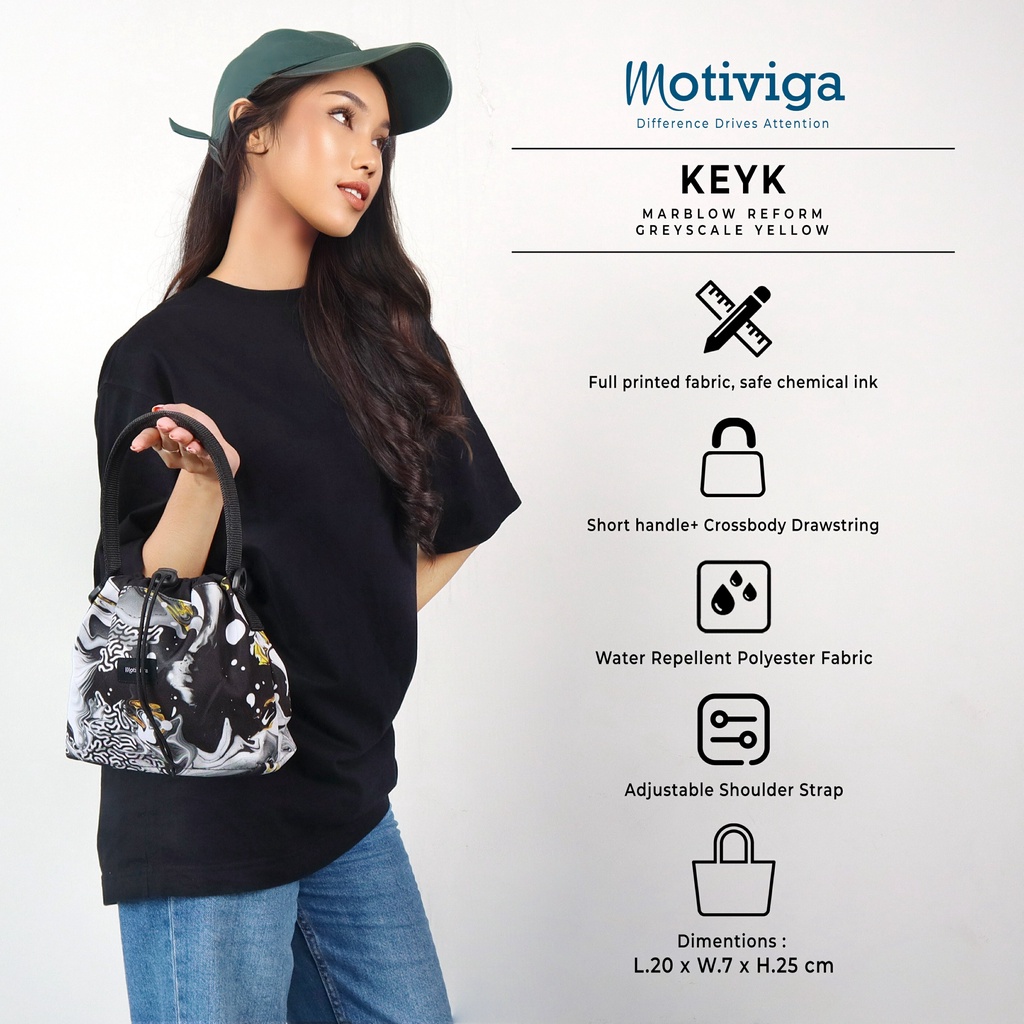 Jual Motiviga Tas Wanita Keyk Crossbody Drawsting Marblow Reform ...