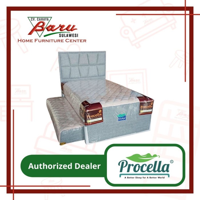 Jual SET Spring Bed 2in1 Procella Twin Phinisi KHUSUS MAKASSAR