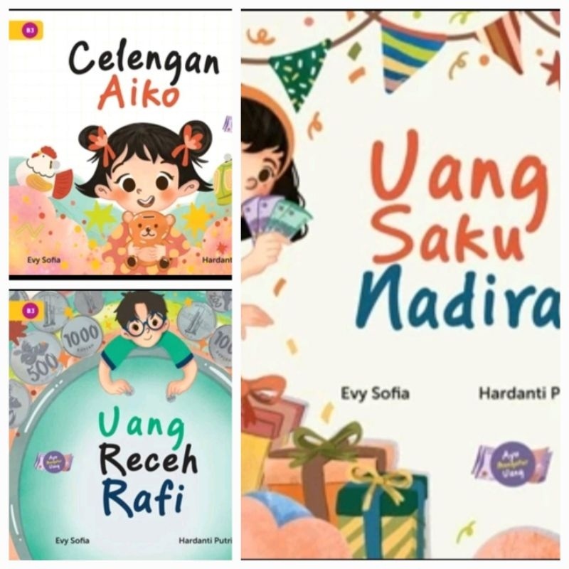 Jual Buku Literasi Keuangan : Celengan aiko | Uang receh rafi | Uang ...