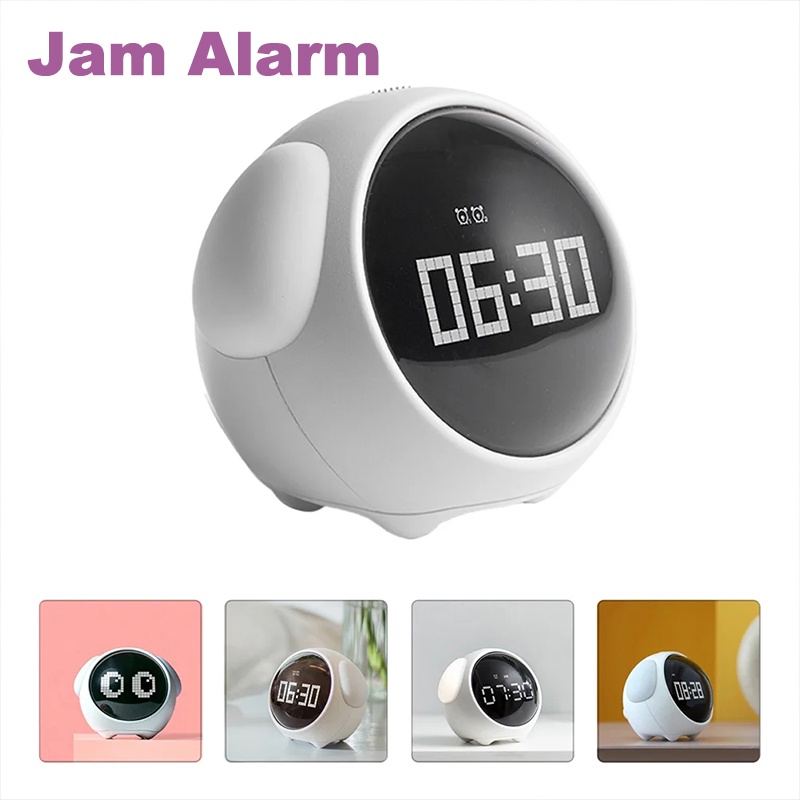 Jual Digital LED Night Light Voice Controlled Light Multifunctional