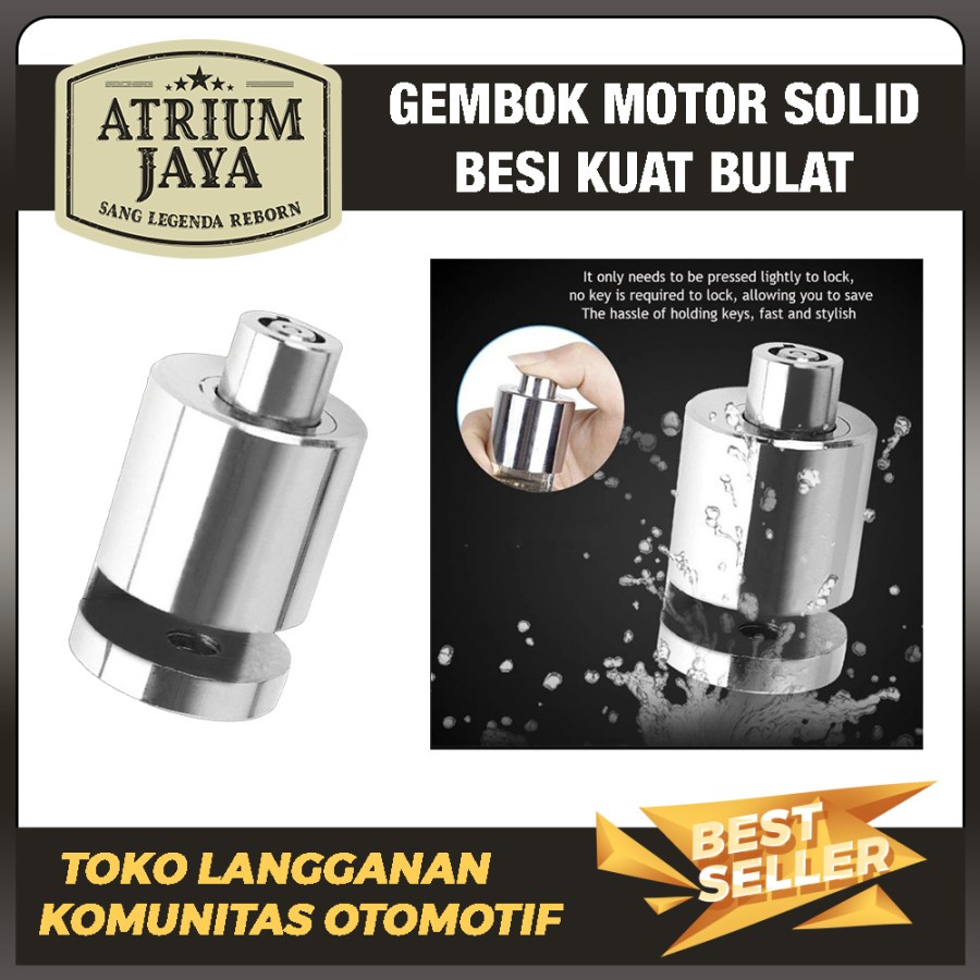 Jual Kunci Pengaman Sepeda Motor Disc Lock Pengunci Cakram Aman Kuat ...
