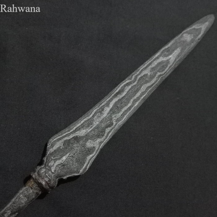 Jual Tombak Biring Lanang Sepuh Pamor Kulit Semongko Tangguh Mataram ...
