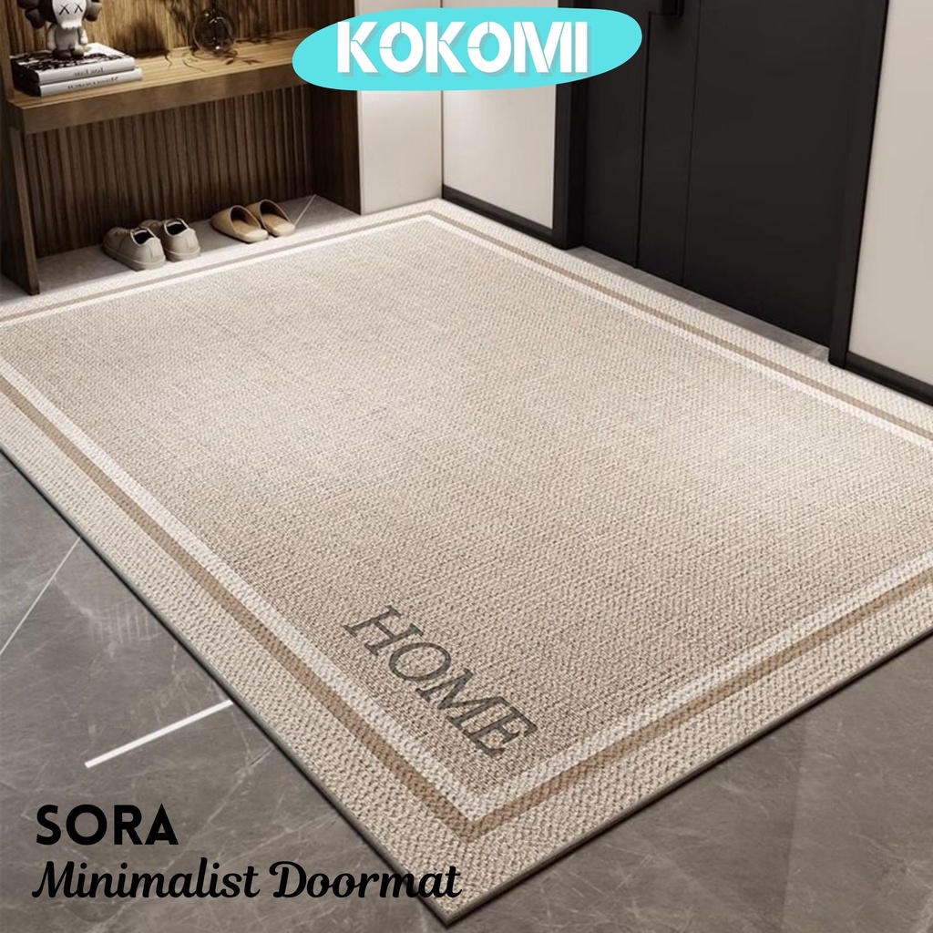 Jual KOKOMI Doormat SORA Ukuran 50x80cm Keset kaki PVC Keset Pintu Depan Karpet Rumah Antislip