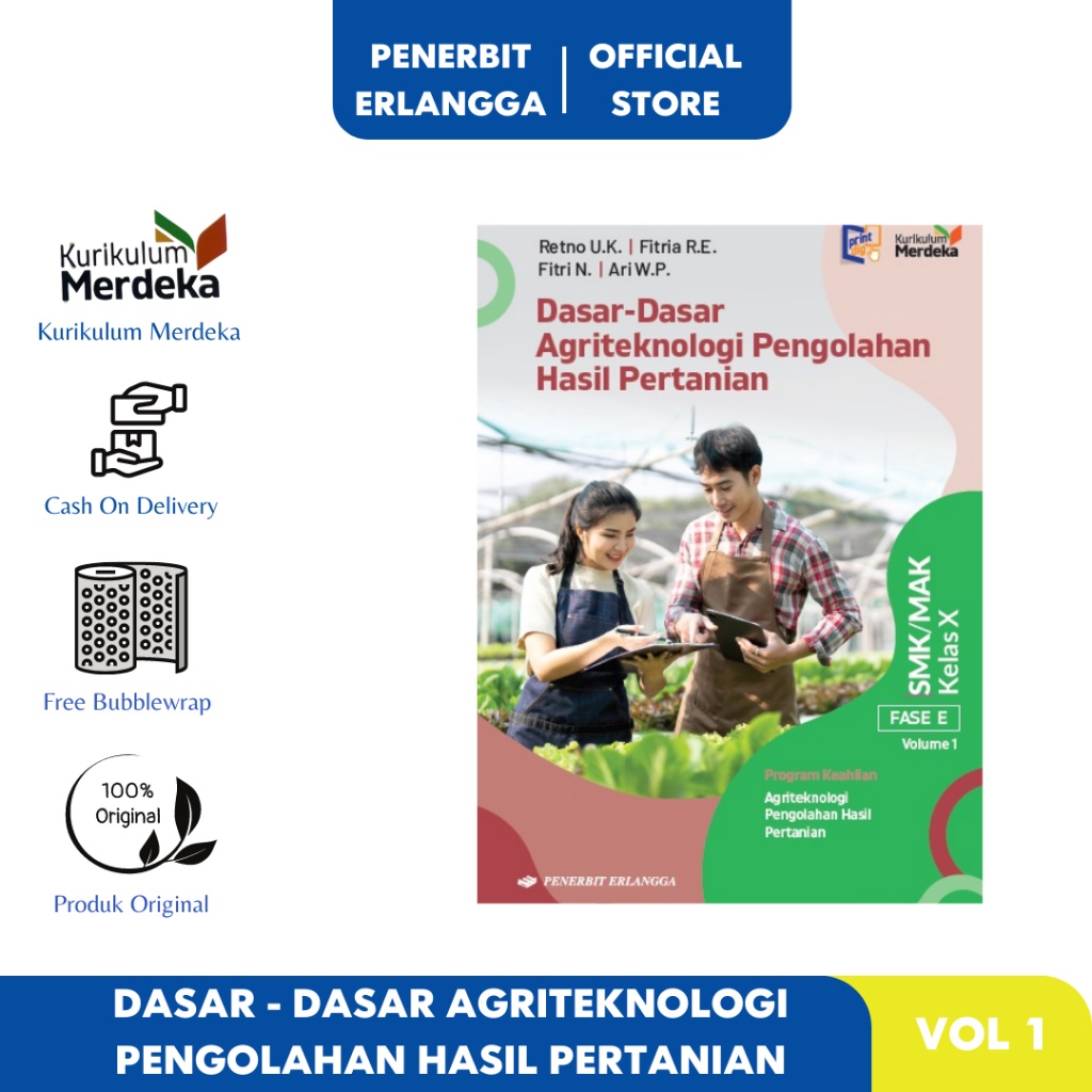 Jual DASAR- DASAR AGRITEKNOLOGI PENGOLAHAN HASIL PERTANIAN KLS.10 VOL1 ...