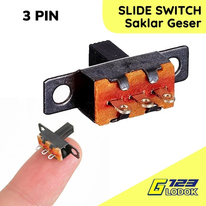 Jual Switch Slide Saklar Geser ON OFF DPDT SPDT 2x3 Toggle Switch Micro ...