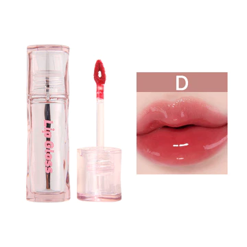 MANSLY Surface Lip Glaze Mirror Lip Gloss Watery Lipstik Lip Glossy Jelly Tint Moisturizing