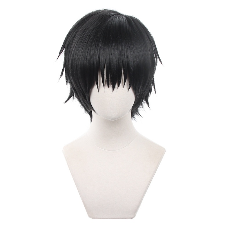 Jual DH67BM Jujutsu Kaisen Fushiguro Toji Cosplay Wig Hitam Warped