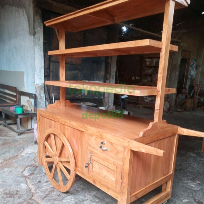 Jual Gerobak Kayu Unik Shopee Indonesia