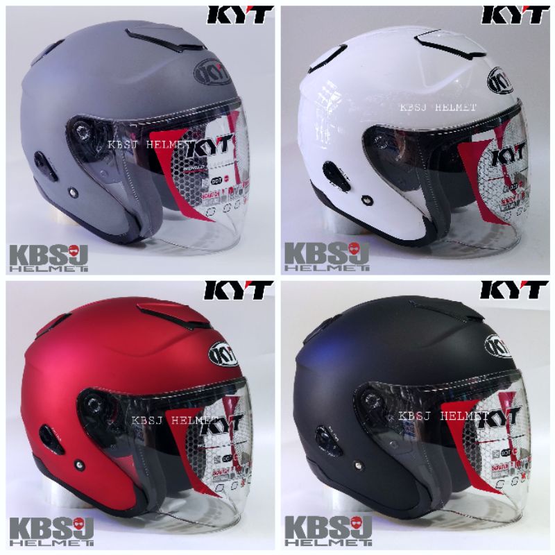 Jual Helm Kyt Kyoto Putih Sukro Terlaris Shopee Indonesia
