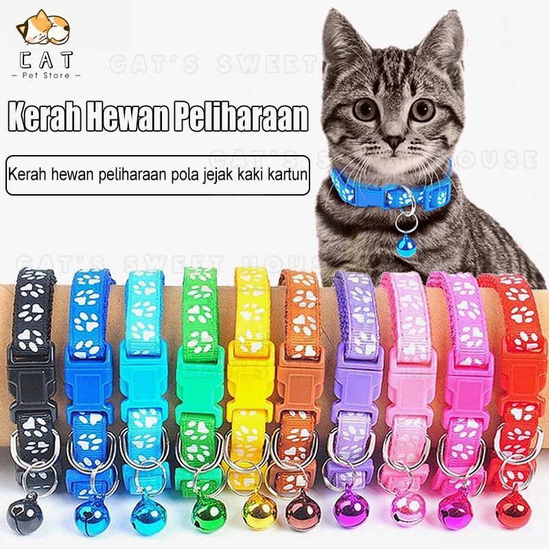 Jual Kalung Kucing Pet Leashes Collars Lucu Dengan Kalung Kucing Bel