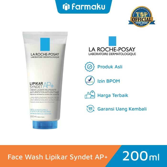 Jual La Roche Posay Face Wash Lipikar Syndet AP+ Tube 200 Ml Shopee Indonesia