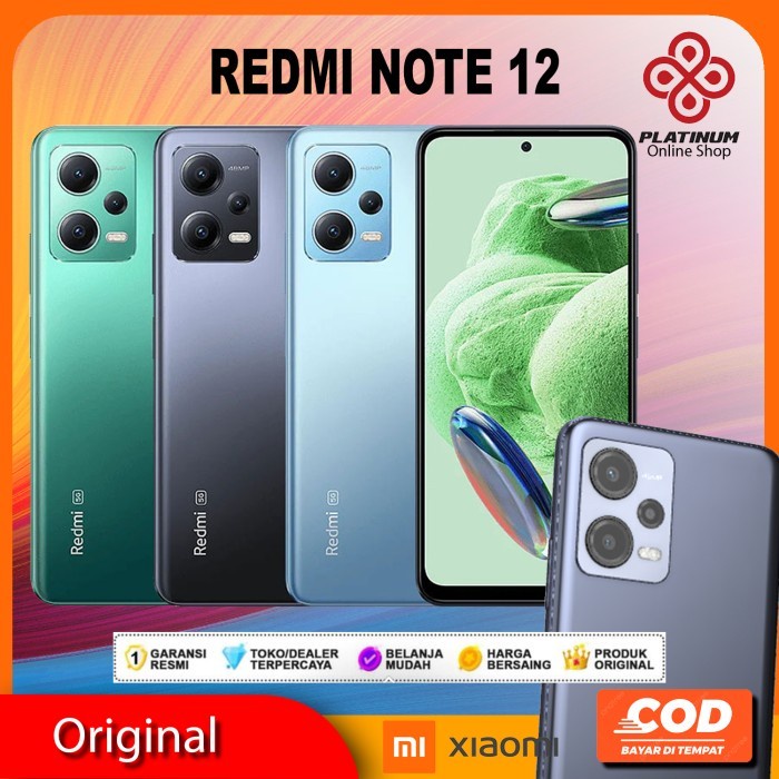 Jual XIAOMI REDMI NOTE 12 6/128GB (Onix Gray) | Shopee Indonesia