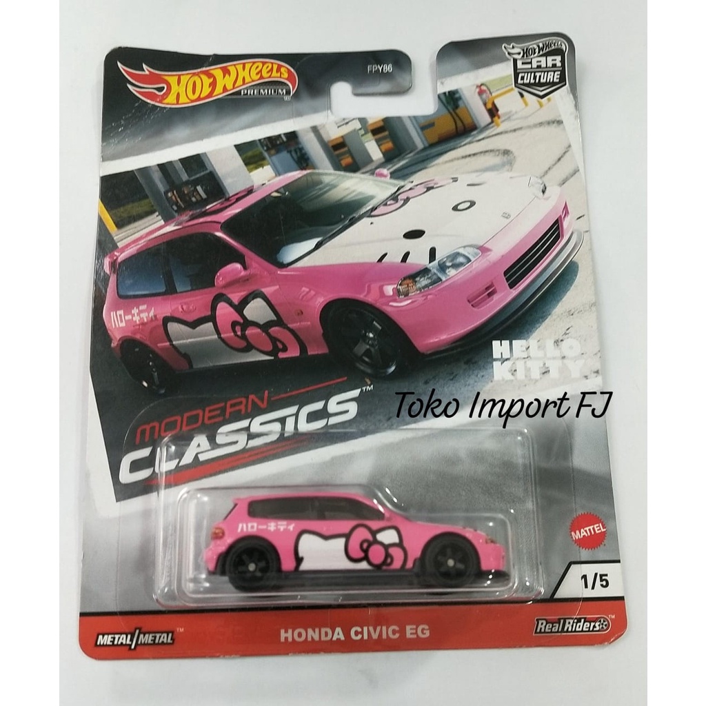 Jual Hotwheels Modern Classics Honda Civic Eg Hello Kitty HOT WHEELS