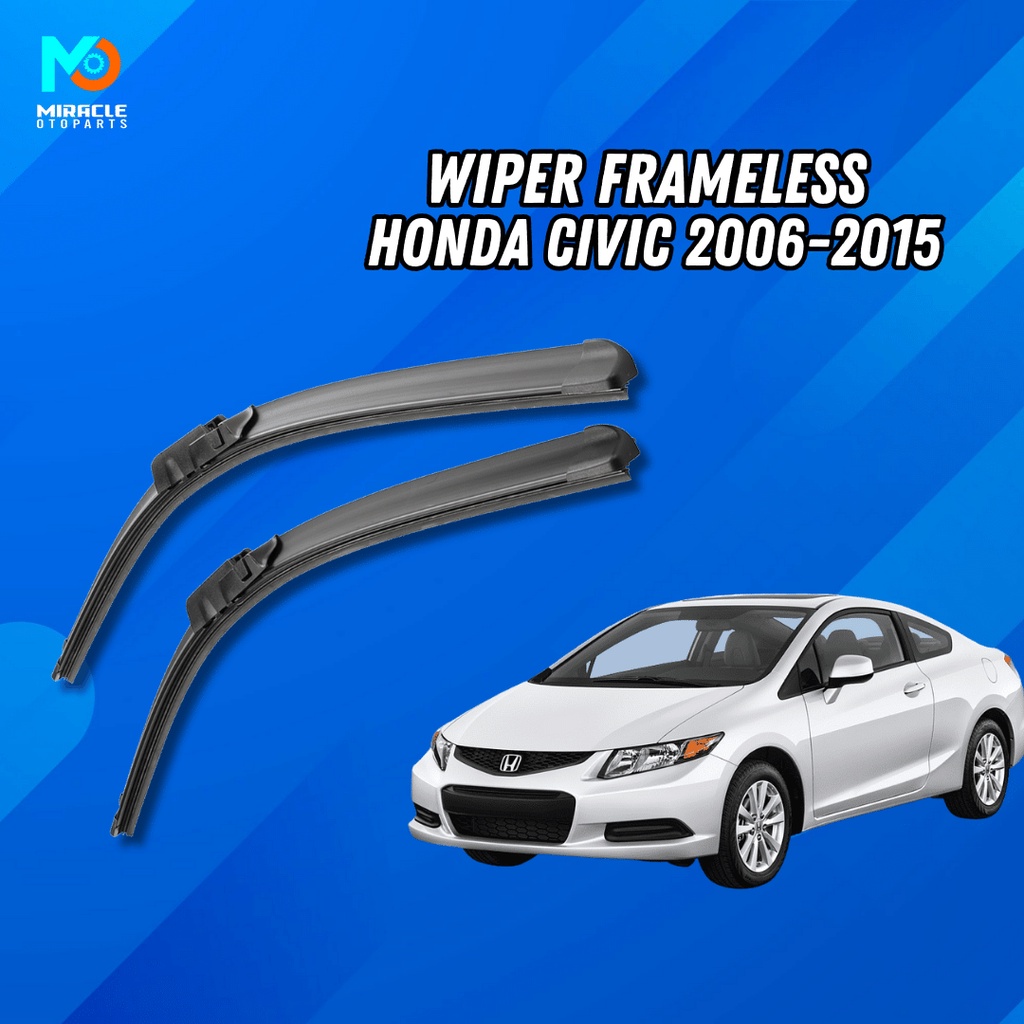 Jual Wiper Frameless Honda Civic Sepasang Pcs Kiri Dan