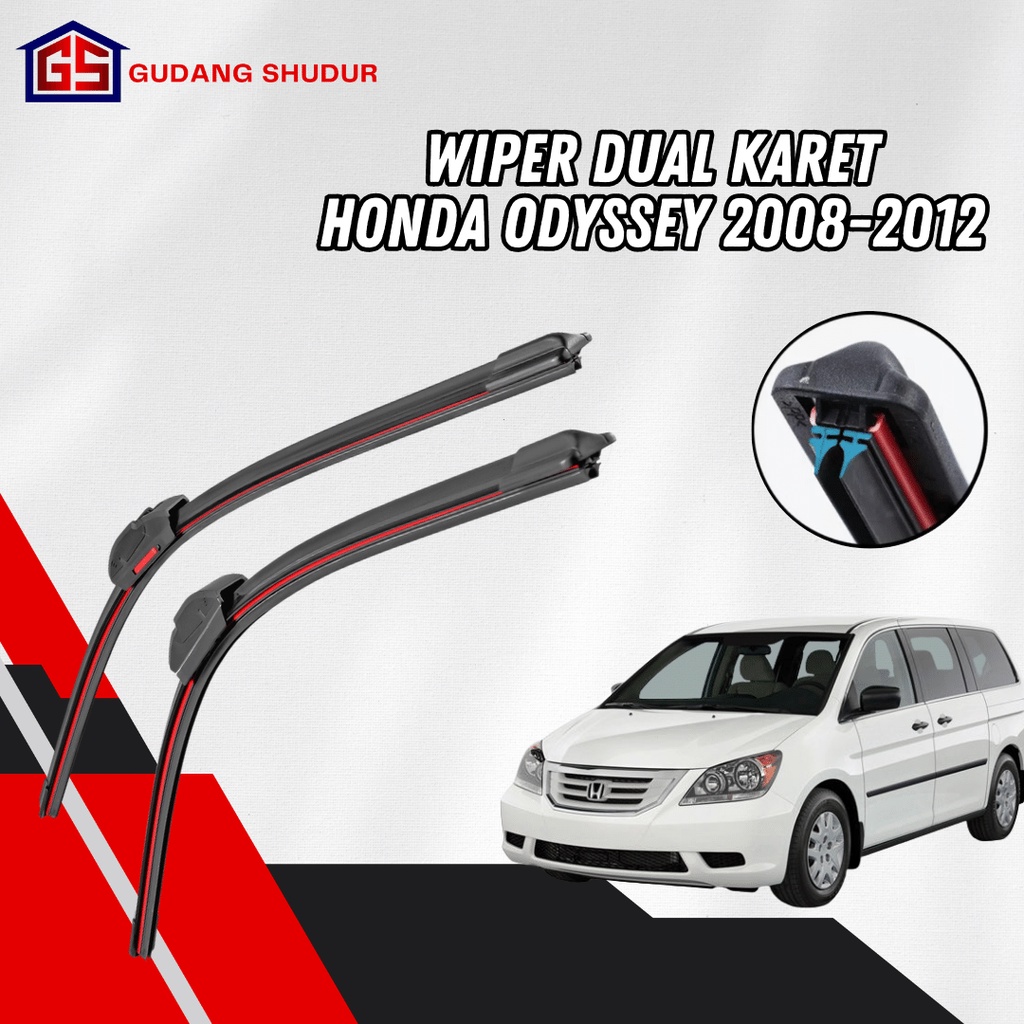 Honda Odyssey 2012 Wiper Size