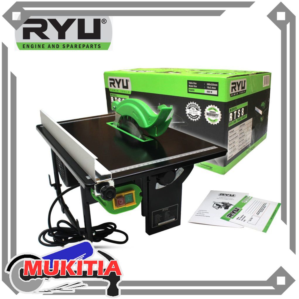 Jual RYU Mesin Potong Balok Kayu RTS 8 Gergaji Meja Kayu Table Saw RYU ...