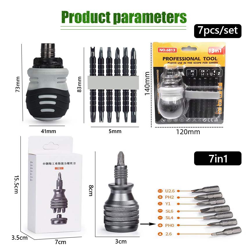 Jual Set Obeng Cebol Mini Bolak-Balik Rachet Multifungsi Screwdriver ...