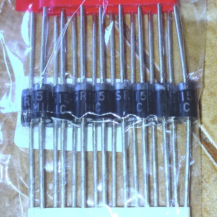 Lotto 10 Diodi Schottky MBR5150 / SB5150 5A 150V, Componenti Elettronici Nuovi