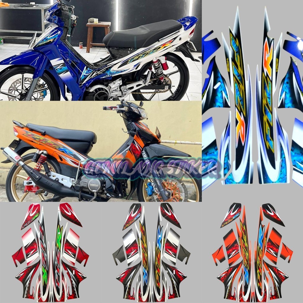 Jual Striping Decal Polet Sticker yamaha fizr fiz r f1zr 2004 2005 list ...