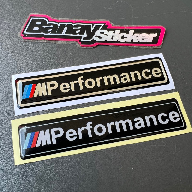 Jual Stiker Sticker Emblem BMW M Performance timbul | Shopee Indonesia