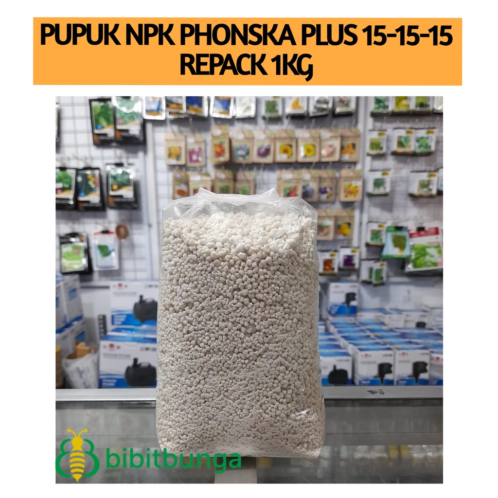 Jual Pupuk Npk Phonska Plus Petro Ponska 15 15 15 Repack 1kg 1 Kg