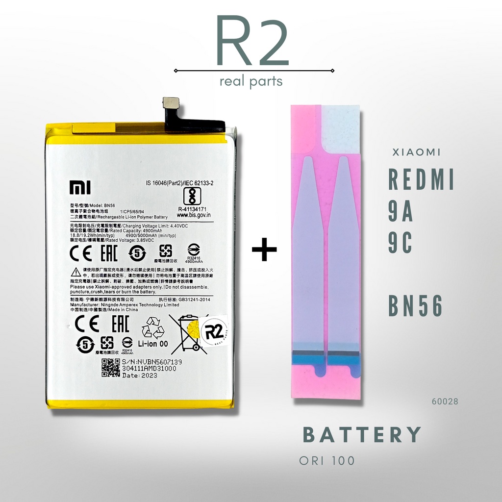 Jual Baterai Xiaomi Redmi 9a 9c Bn56 Ori 100 Oem Battery Shopee Indonesia 8190