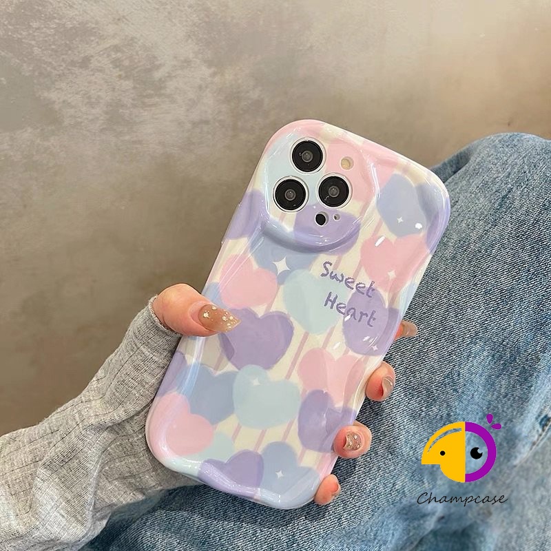 Jual Casing Ponsel Cinta Warna Warni Cocok Untuk Oppo Reno 10pro 10pro 8t 8 10 7z 8z 7 8 6 5f 4879