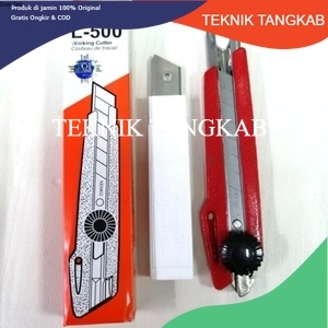 Jual Paket Pisau Cutter KENKO L 500 Besar + Isi Cutter 1 pak Cutting ...