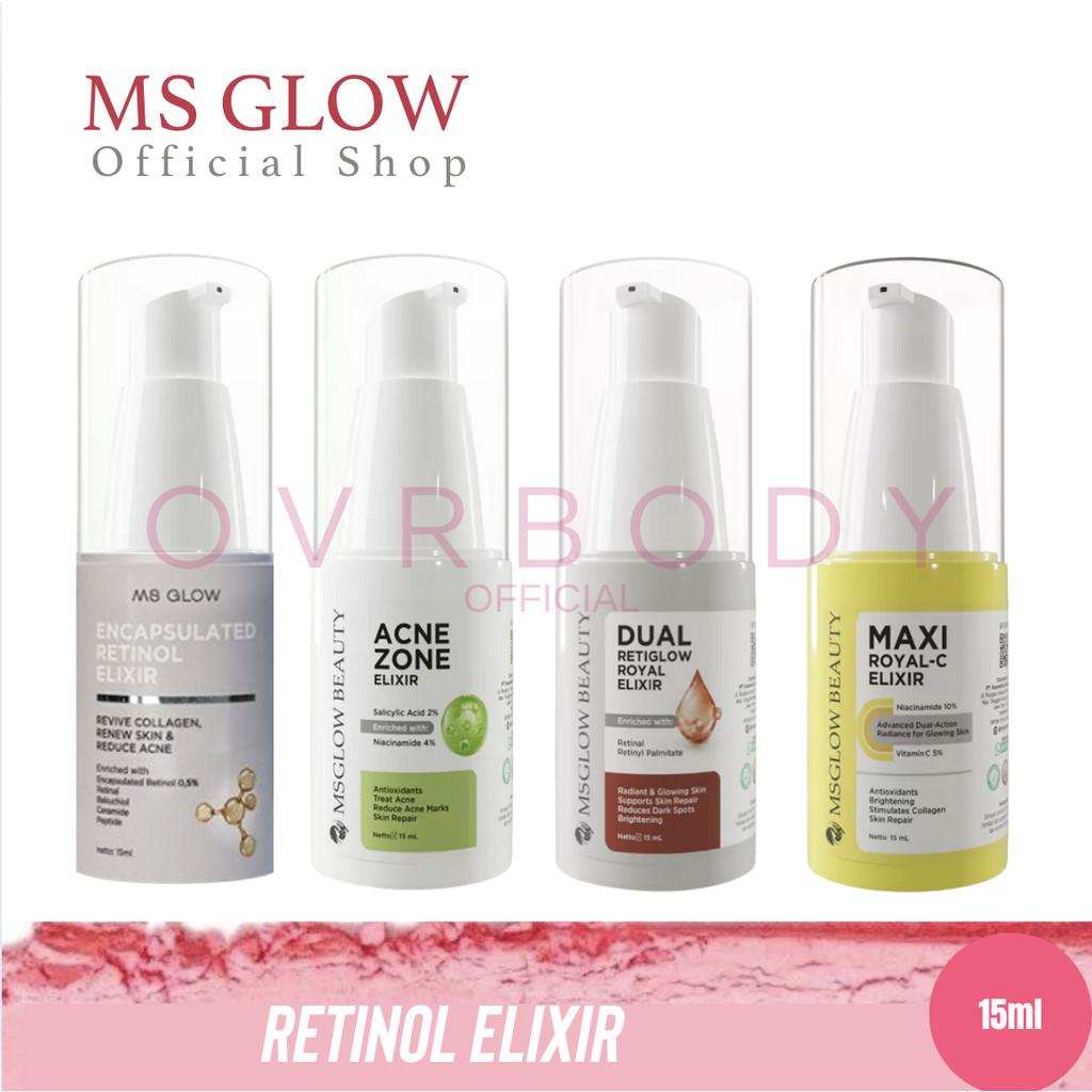 Jual RETINOL MAXI ROYAL-C ELIXIR / DUAL RETIGLOW ELIXIR / ACNE ZONE ...