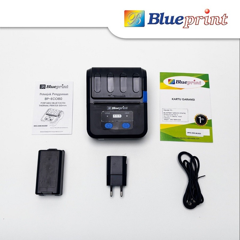 Jual Printer Portable Thermal 80 BLUEPRINT ECO80 USB + Bluetooth ...