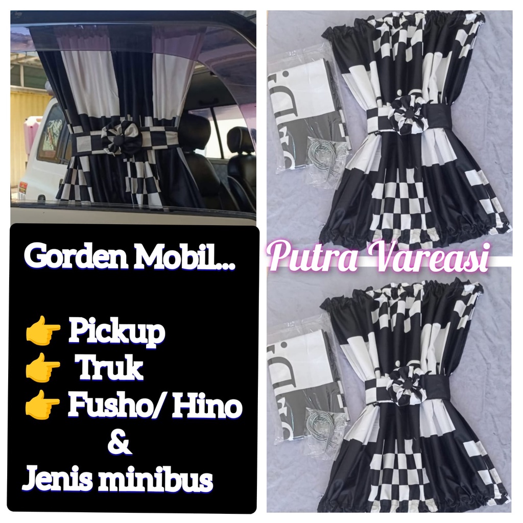 Jual Kain Tirai Gorden Penutup Kaca Mobil Hino, pick up Aksesoris