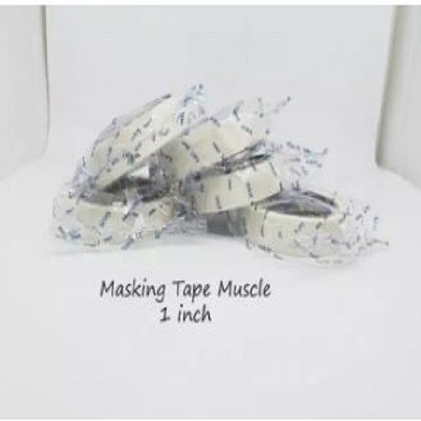 Jual 1 ROLL MASKING TAPE 1 INCH 22 MM X 15 METER EKONOMIS | Shopee ...