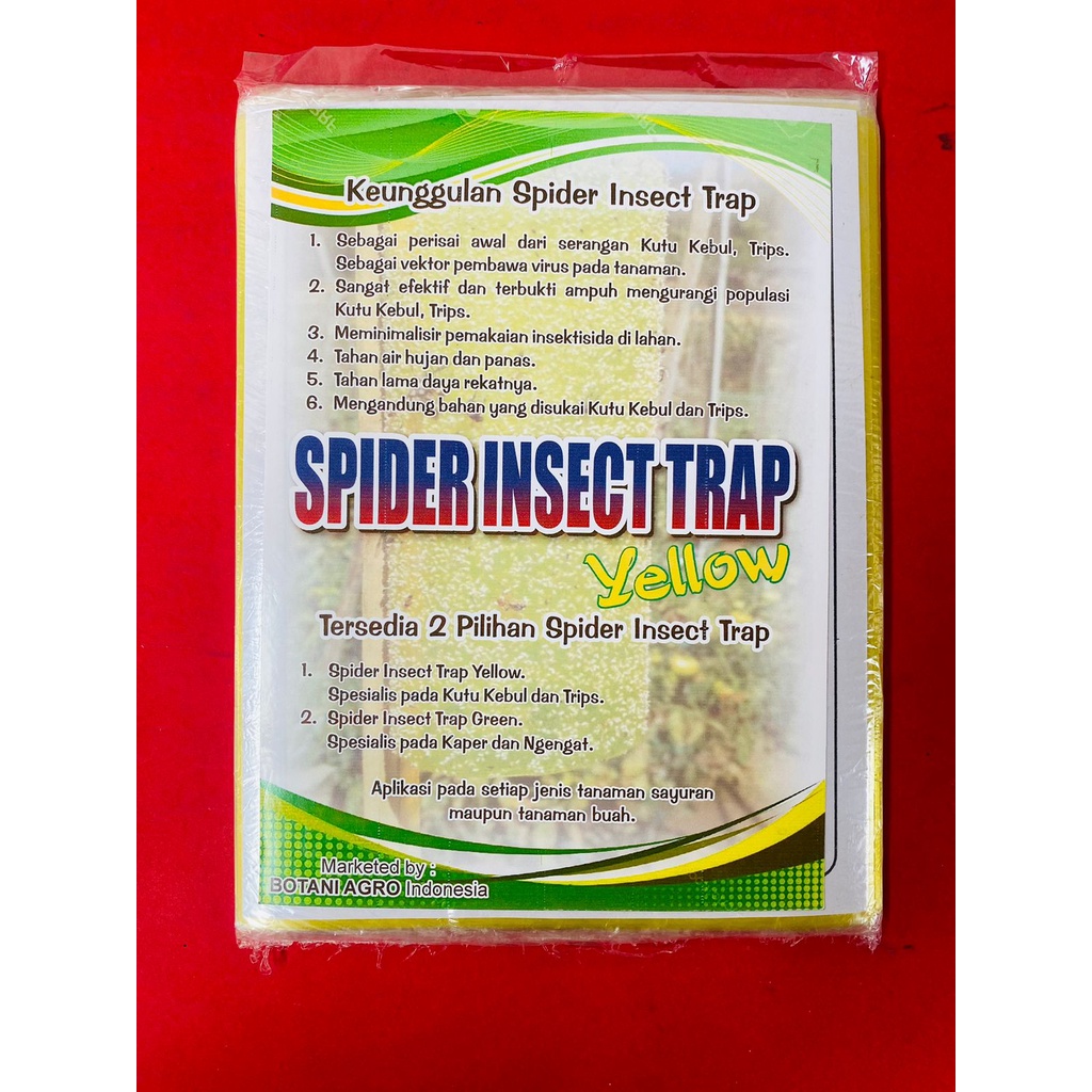 Jual SPIDER INSECT TRAP spesialis lem serangga isi 100 lembar dari ...