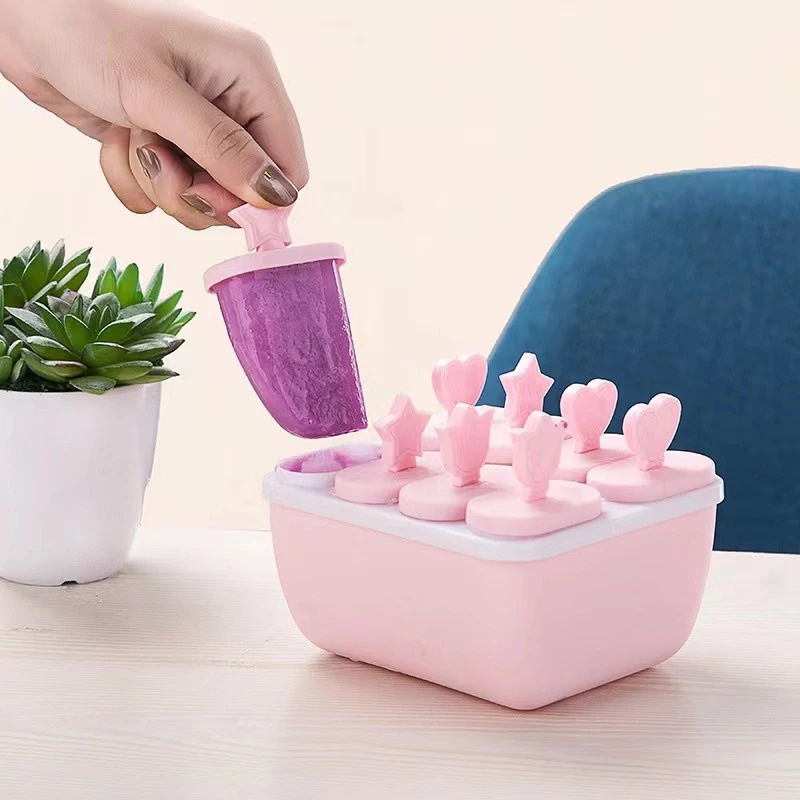 [UNIK88] Cetakan EsKrim 8 Slot Plastik Cetakan Ice Cream Plastik | AutoStock
