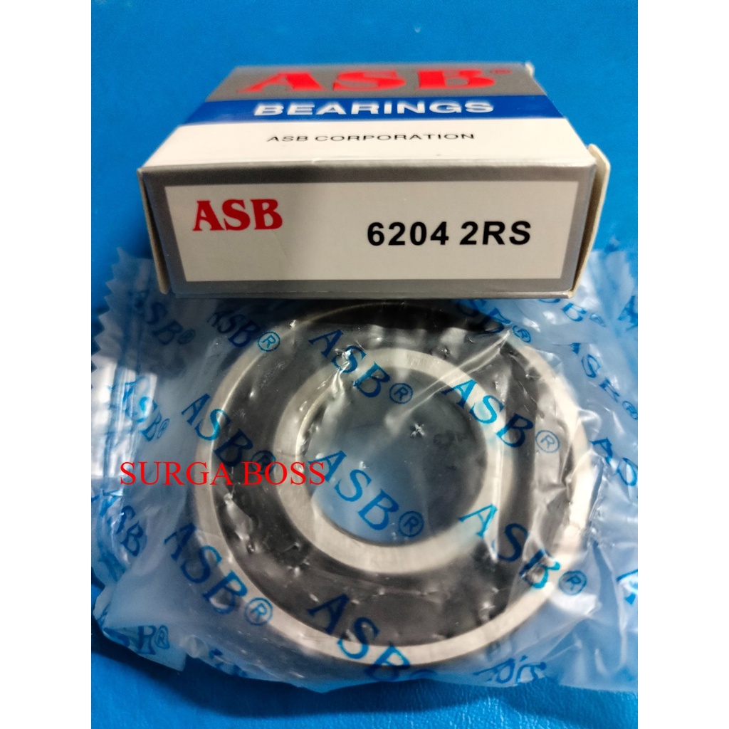 Jual BEARING 6204 2RS merk ASB | Shopee Indonesia